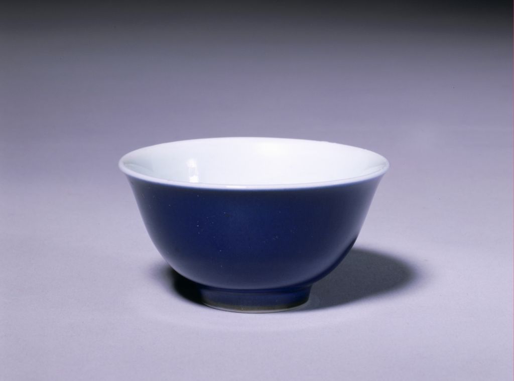图片[1]-Laetite blue glaze small cup-China Archive